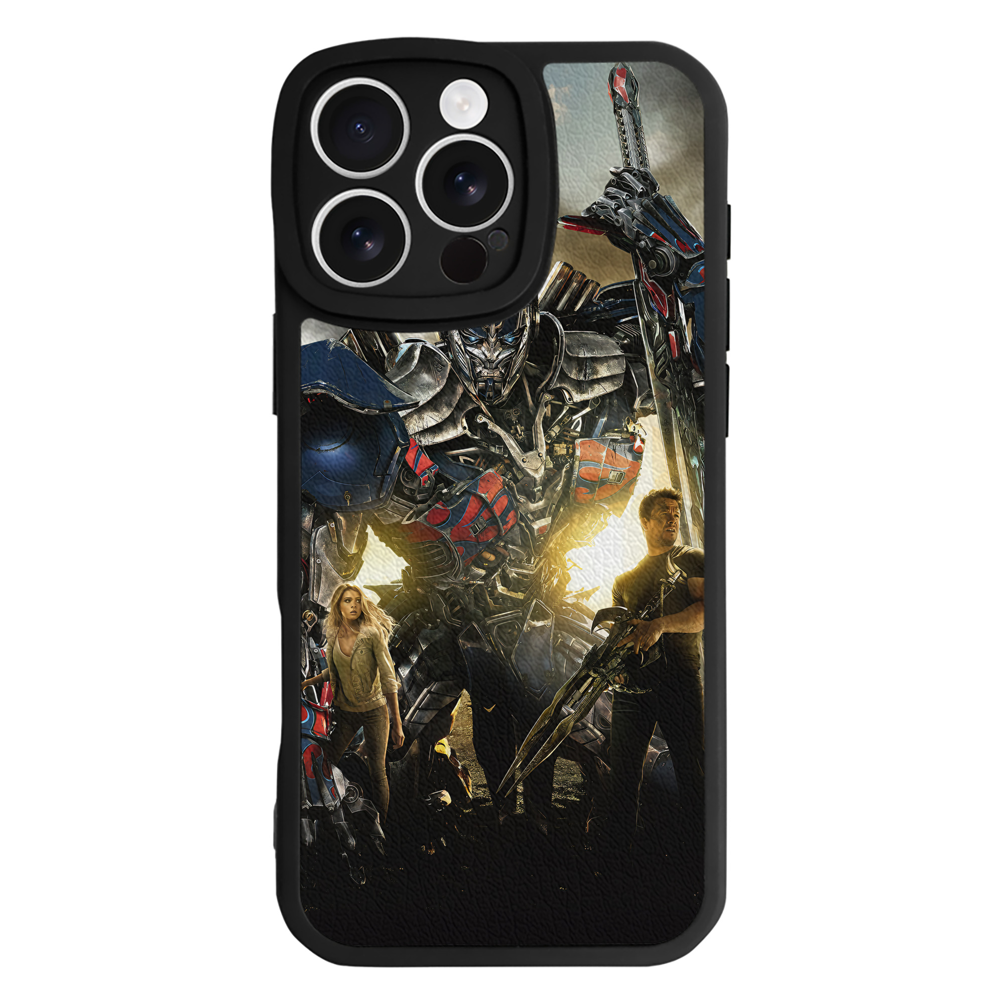 （画像用） Transformers トランスフォーマー 【iPhone 16シリーズ対応】シリコンスマホケース（レザー調） 材質：シリコン